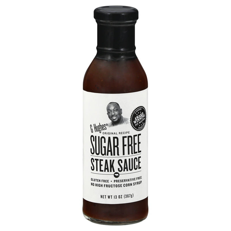 G Hughes Smokehouse Sugar Free Steak Sauce, 369 g [345ml]