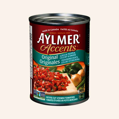 Aylmer Chunky Stewed Tomatoes Original Green Pepper, Celery & Onion [540 ml]