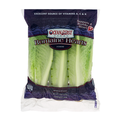 Clean Mist Farms Romaine Lettuce Hearts, 3 ct [3pk]