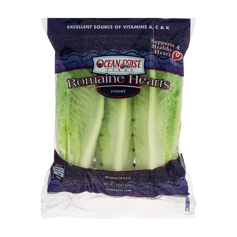 Clean Mist Farms Romaine Lettuce Hearts, 3 ct [3pk]