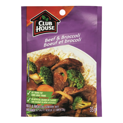 Club House Beef Broccoli Stir Fry Sauce Mix [35g]