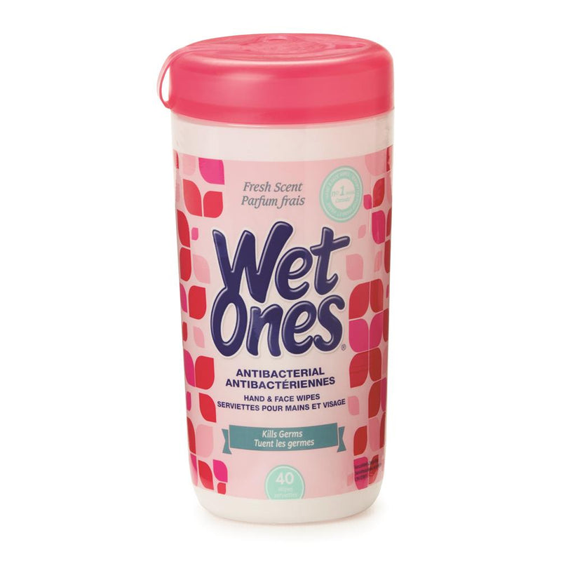 WetOnesAnti-BacterialWipes [40pk]