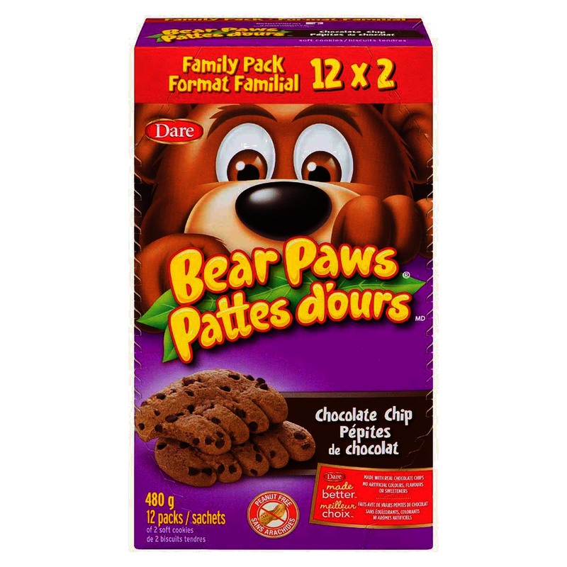Bear Paw Cookie Chocolate Chip [480g]