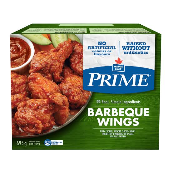 Prime BBQ Chicken Wings Frozen [695g]