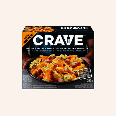 Crave Bacon & Egg Scramble with Cheddar Cheese 200g