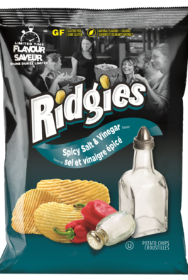 Old Dutch Ridgies Chips Spicy Salt & Vinegar [200g]