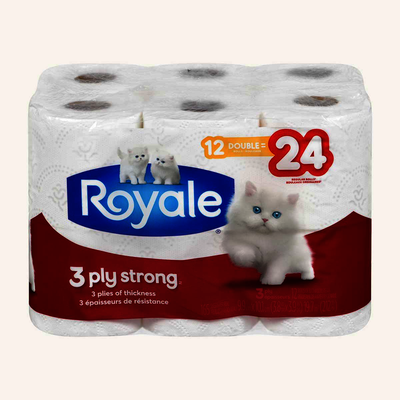 Royale Bath Tissue Double Roll 3ply [12pk]