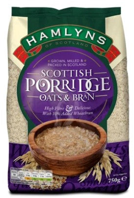 Hamlyns Porridge Oats & Bran [750g]