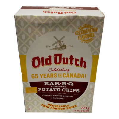 Old Dutch Bar-B-Q Chips Box [220g]