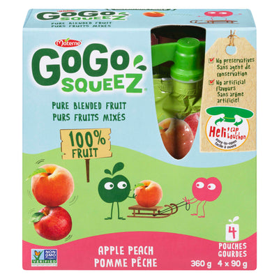 GogoSqeezApplepeach4pk [4 pkg]