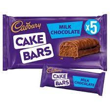 Cadbury Cake Bars 5pk