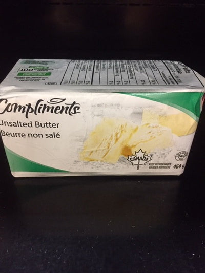 Compliments Unsalted Butter [454g]