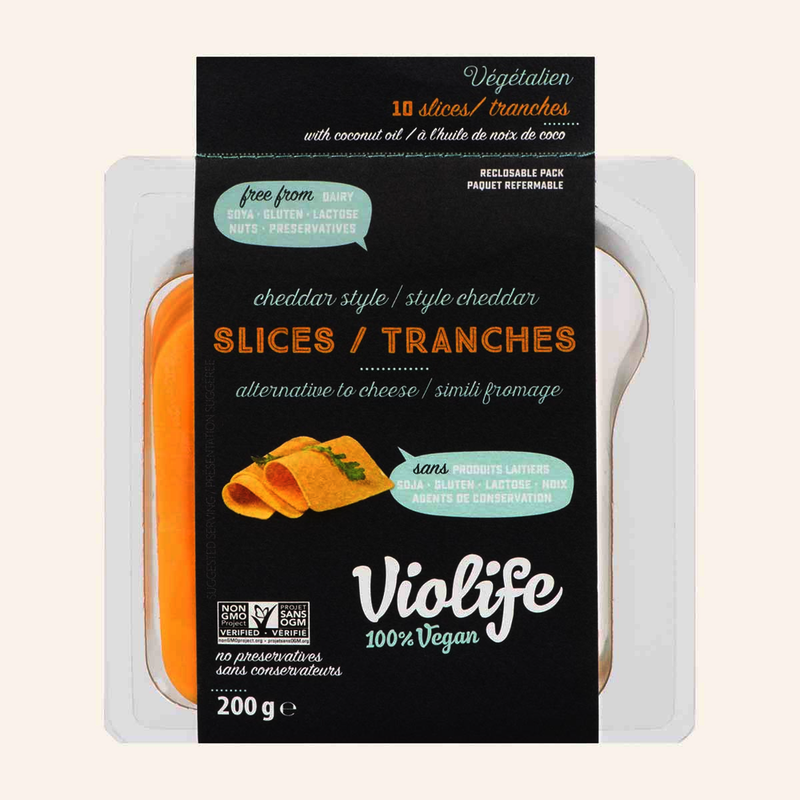 Violife Cheddar Slices [200g]