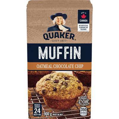 Quaker Oatmeal Chocolate Chip Muffin Mix [900g]