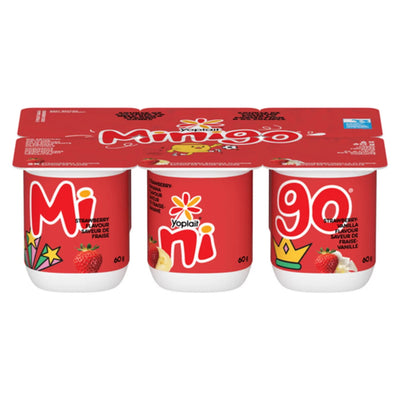 Yoplait Mini Go Strawberry Banana Vanilla [6pk]