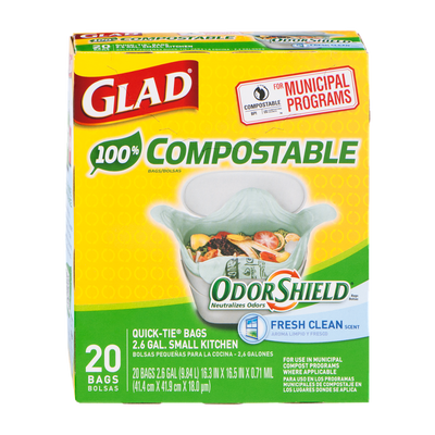Glad Compostable Small Bag [20pk]