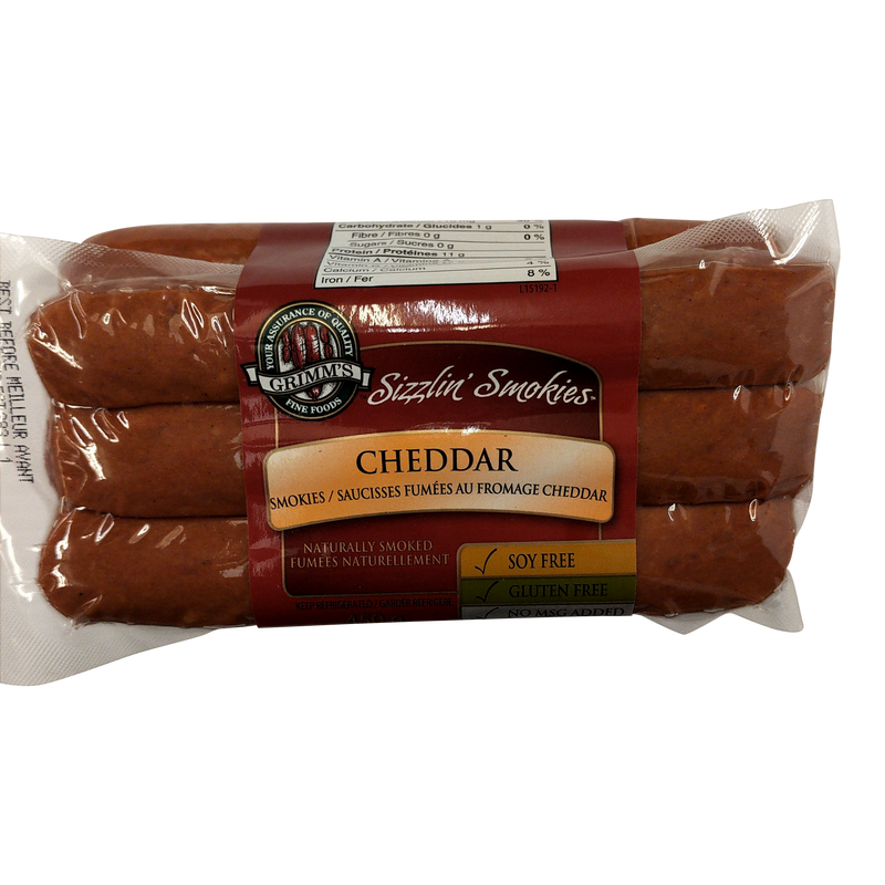 GrimmSizzlinSmokiesCheddar [450g]