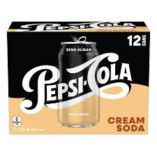 Pepsi Cream Soda Zero 12x355ml