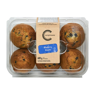 Compliments Blueberry Muffins [6pk]