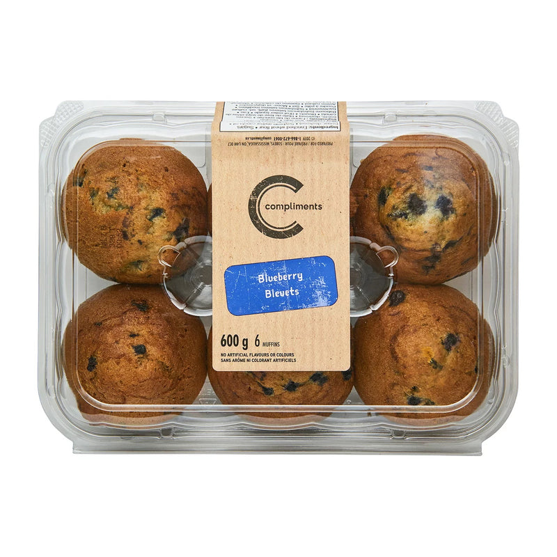 Compliments Blueberry Muffins [6pk]