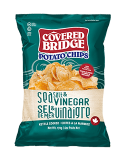 Covered Bridge Chips Salt & Vingar [170g]
