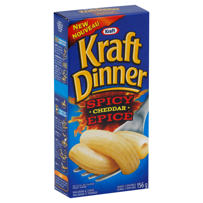 Kraft Dinner Spicy Cheddar [156g]