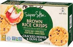 Rice Crisps Pepper & Olive Oil [100g]