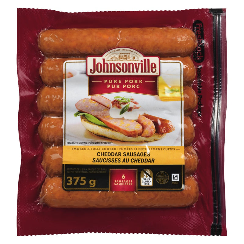 Johnsonville Smoked Sausage Cheddar [375g]