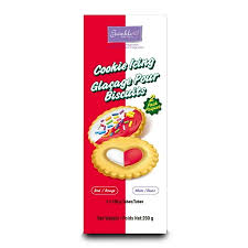 Twinkle Cookie Icing Red &White 200g