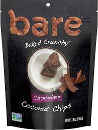 Bare Coconut Chips Chocolate 58g [79g]