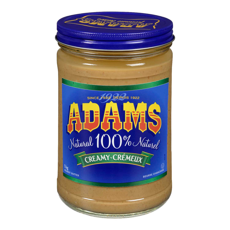 Adams Smooth Peanut Butter [1kg]