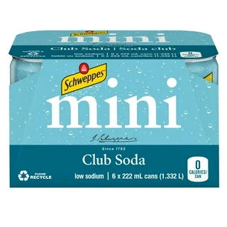 SchweppeClubSoda6pk [6 pkg]