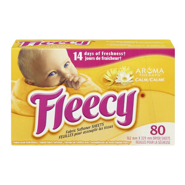Fleecy Sheets Vanilla [80pk]