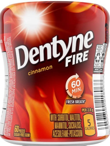 Dentyne Gum Cinnamon Bullets