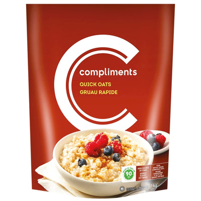 Compliments Quick Oats 1kg