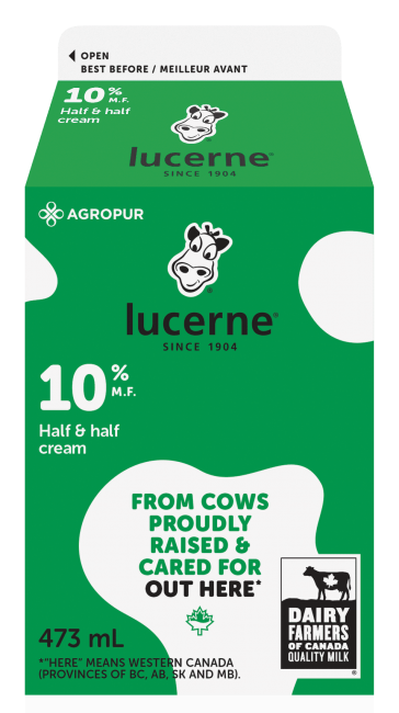 Lucerne Half & Half Cream [473ml]