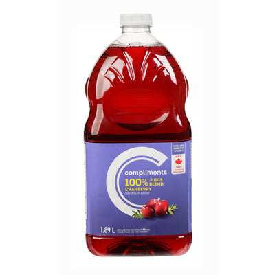 Compliments Cranberry 100% Juice [1.89l]