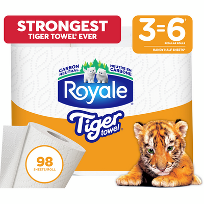 Royale Tiger Towels [3pk]