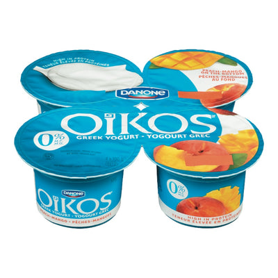 Oikos 0% Yogurt Peach Mango [4pk]