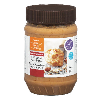 Compliments Naturally Simple Peanut Butter Crunchy 100% Naturaly [500g]