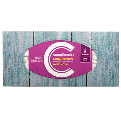 Compliments Facial Tissue 2Ply [126pk]