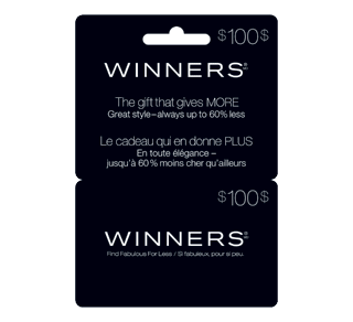Winners Card $100