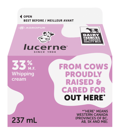 Lucerne Whipping Cream [237ml]