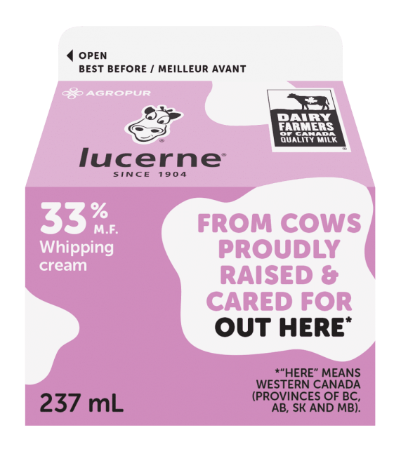 Lucerne Whipping Cream [237ml]