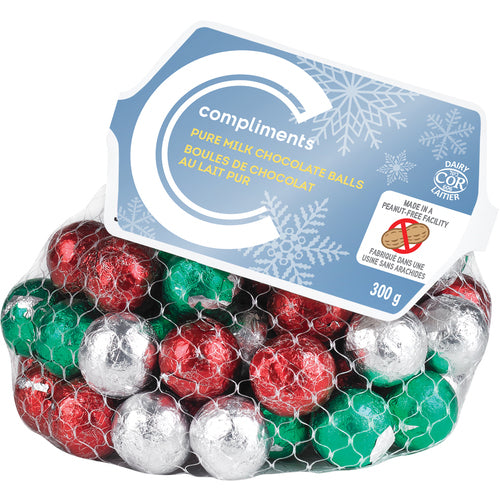 Compliments Pure Chocolate Balls, 300 g