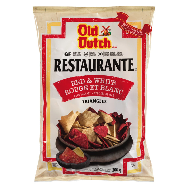 Old Dutch Restaurante Chips Red & White [275g]