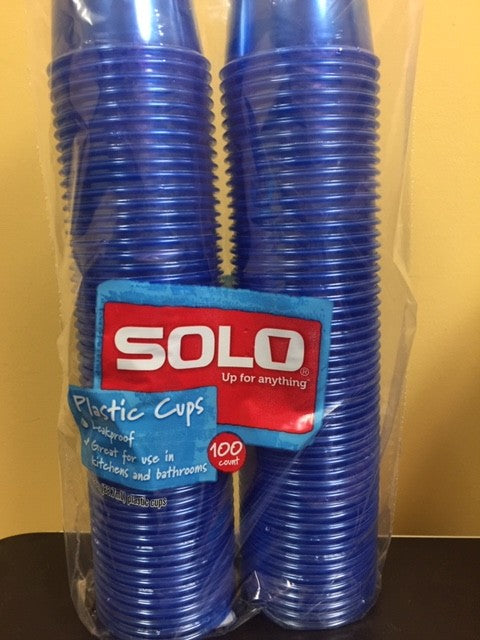 Solo Plastic Cups 3 oz. [100pk]