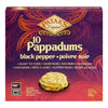 Pappadums Black Pepper [100g]