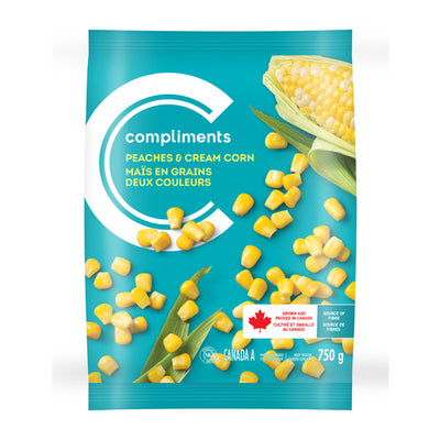Compliments Corn Peaches & Cream [750g]