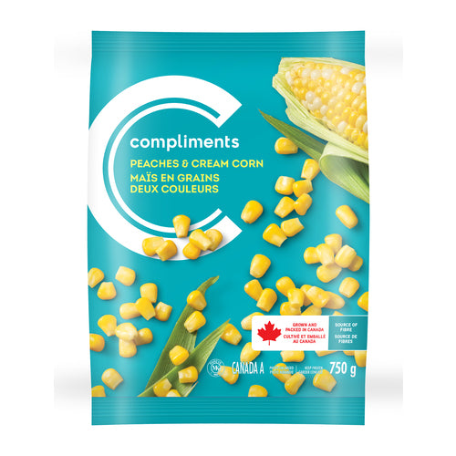 Compliments Corn Peaches & Cream [750g]